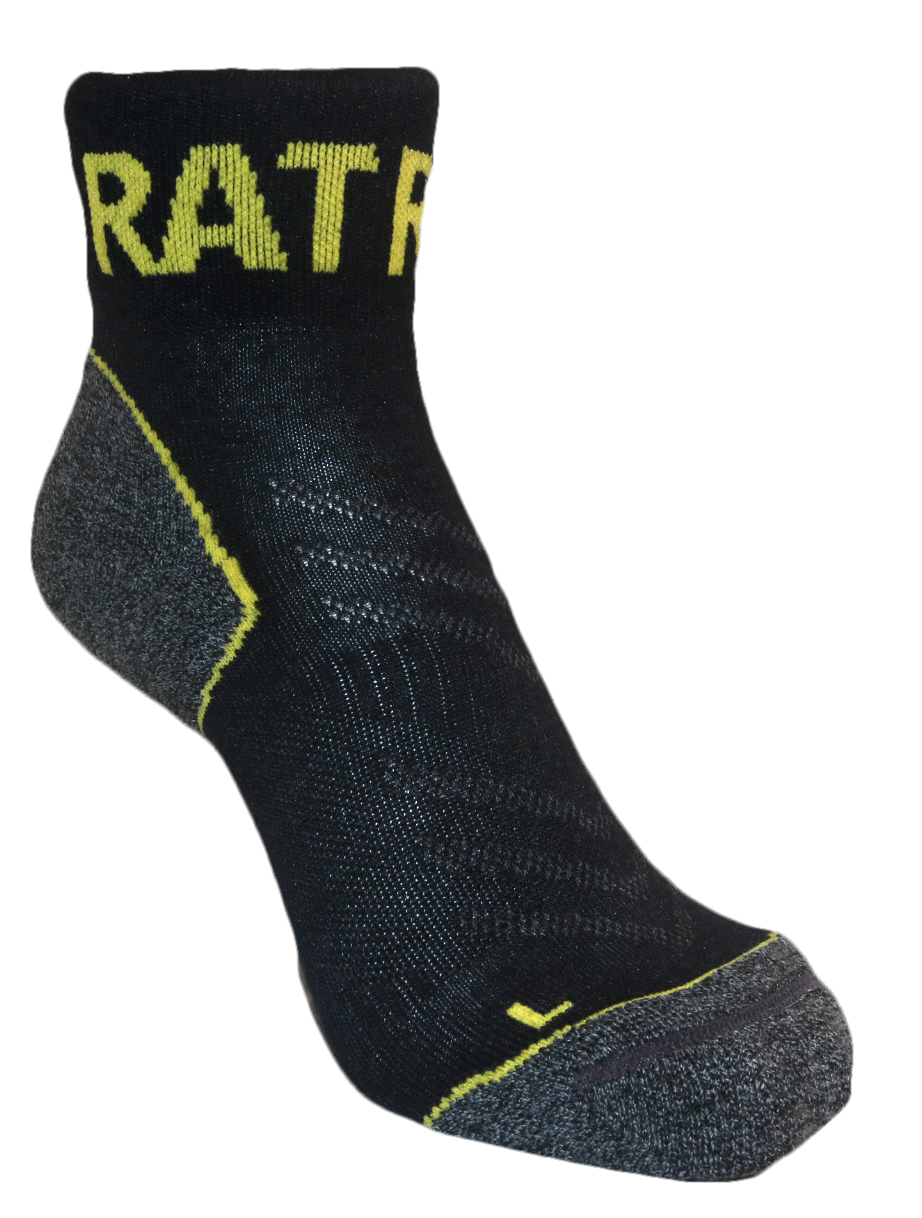 Endurance Merino Sock - Yellow/Black