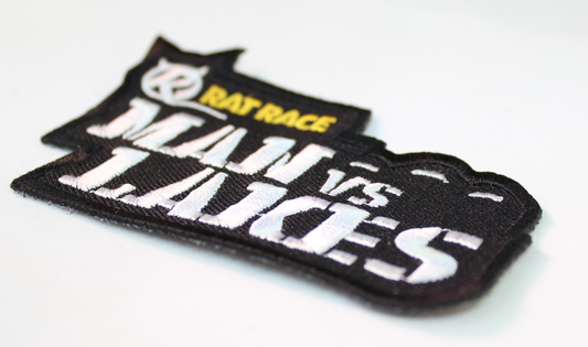 Man Vs Lakes Sew On Patch - Rat Race Store
