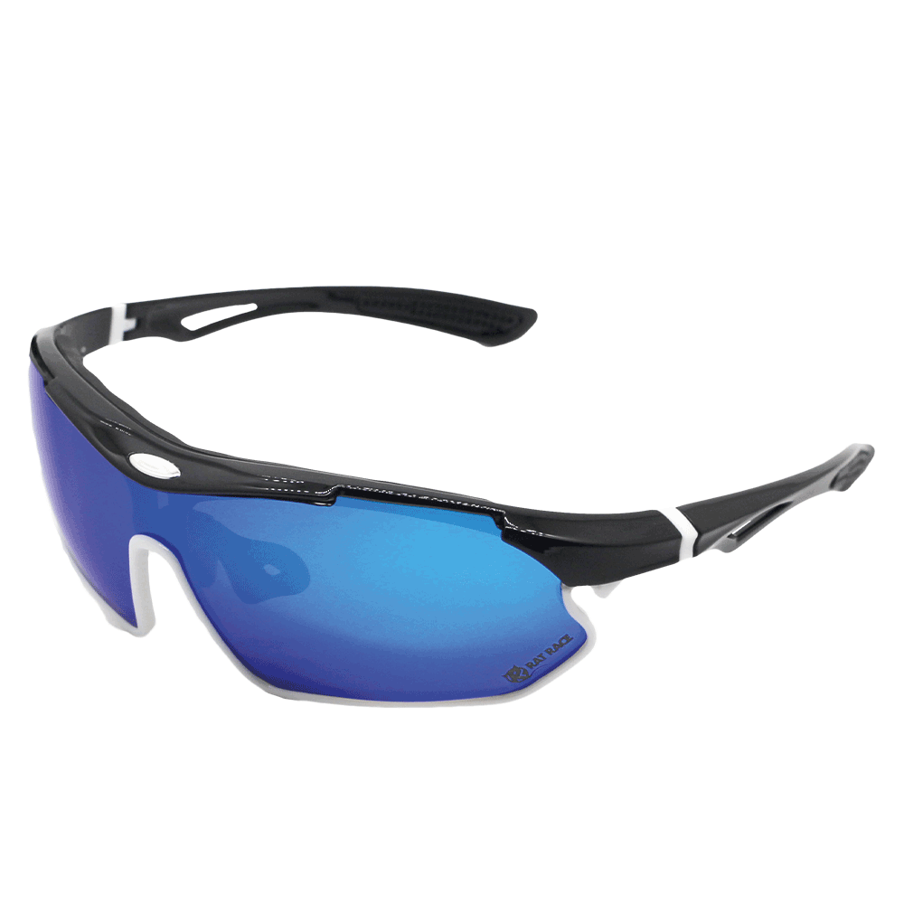Fort Augustus Multi Sport TR90 Sunglasses - UV400 - Black/White