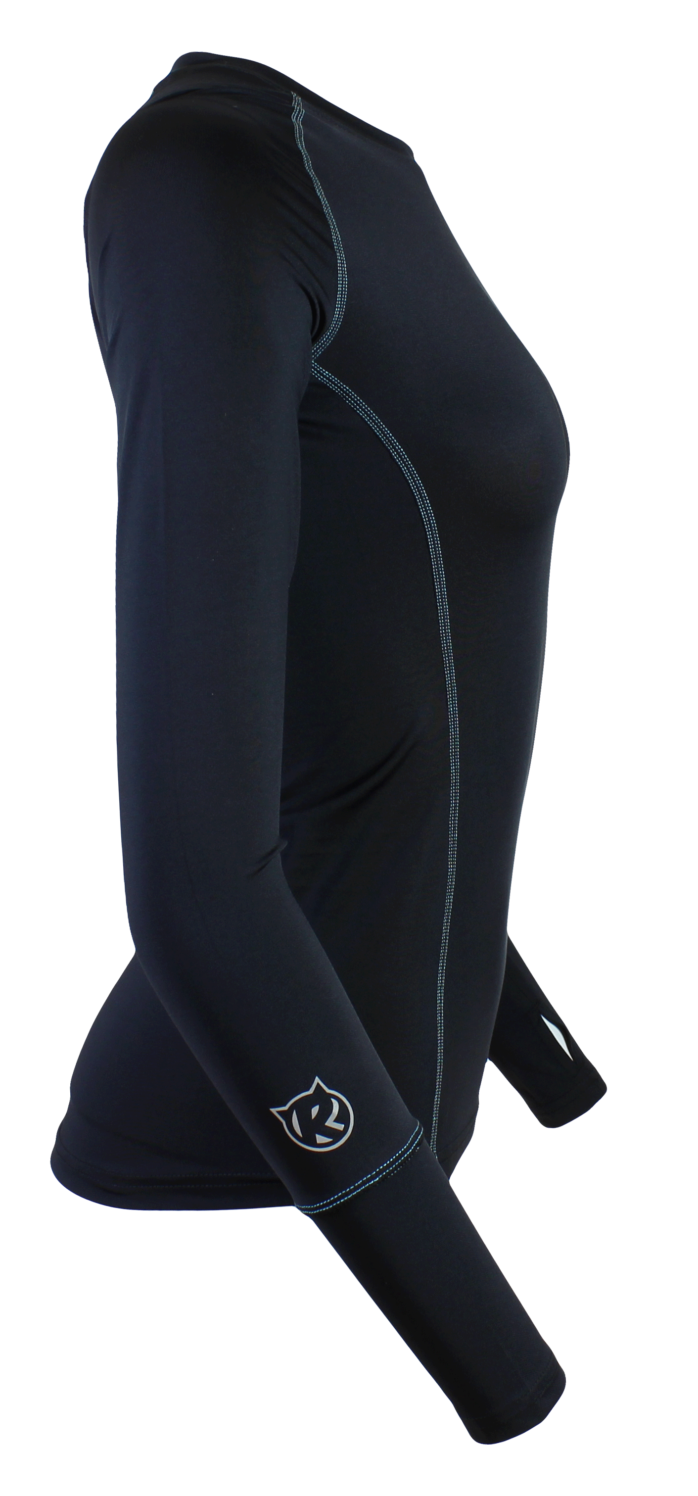 Women's Khovsgol Baselayer - Black/Aqua