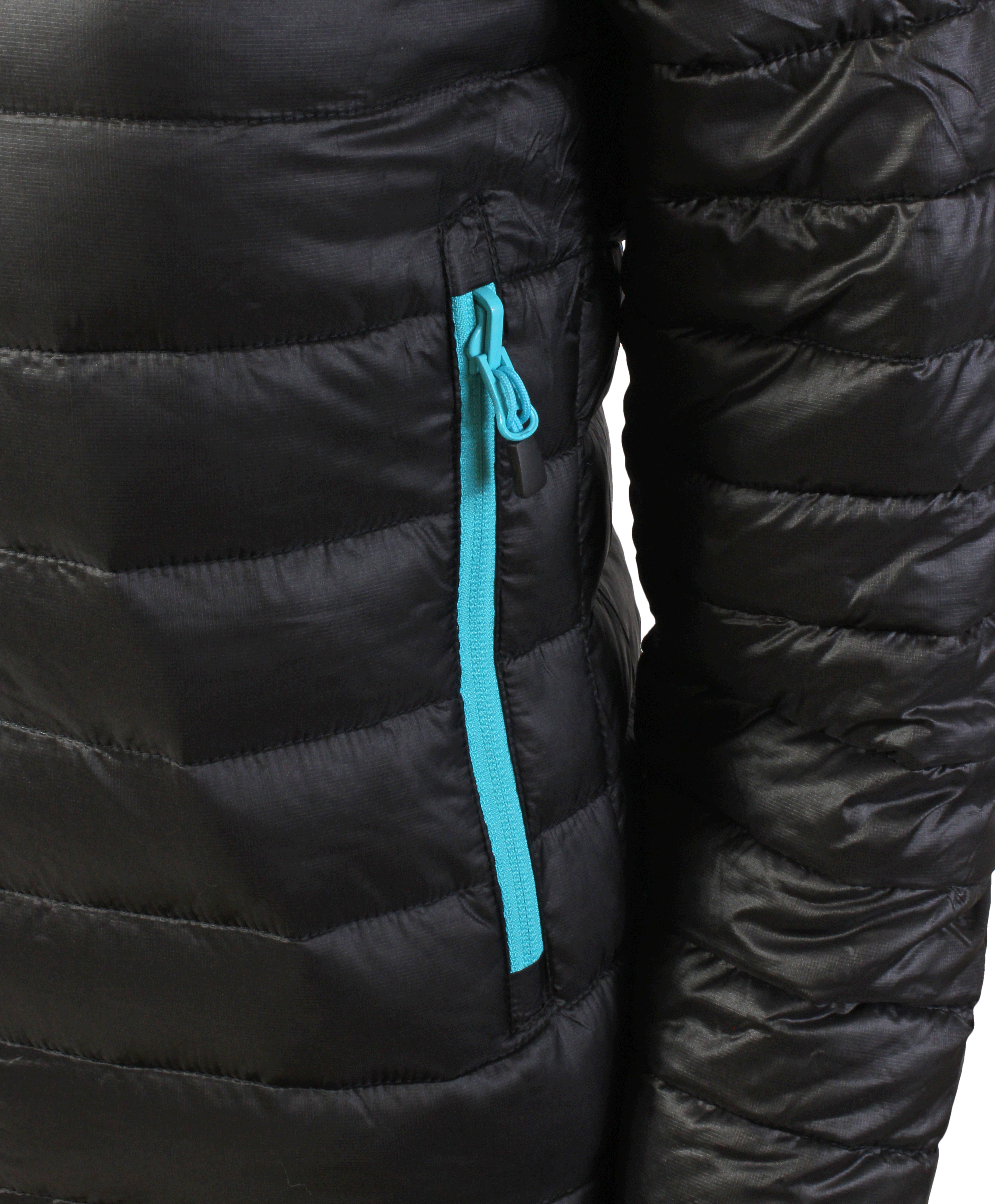 Women's Challenger Thermal Jacket - Black/Aqua - Rat Race Store