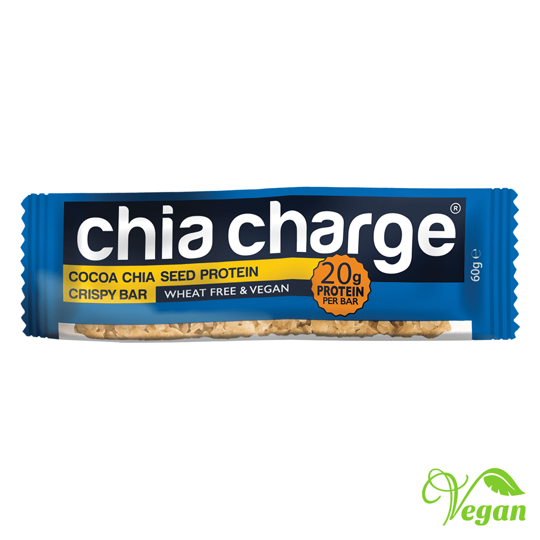 Chia Charge Bars Protein Crispy Bar 60g (Box of 10)