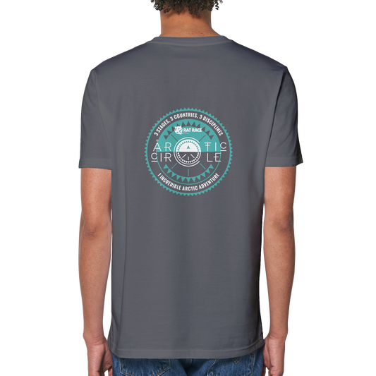 Rat Race Arctic Circle Organic Unisex Crewneck T-shirt - Grey - Rat Race Store