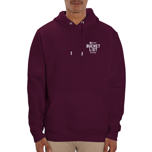 Rat Race Arctic Circle Organic Unisex Hoodie - Maroon - Rat Race Store
