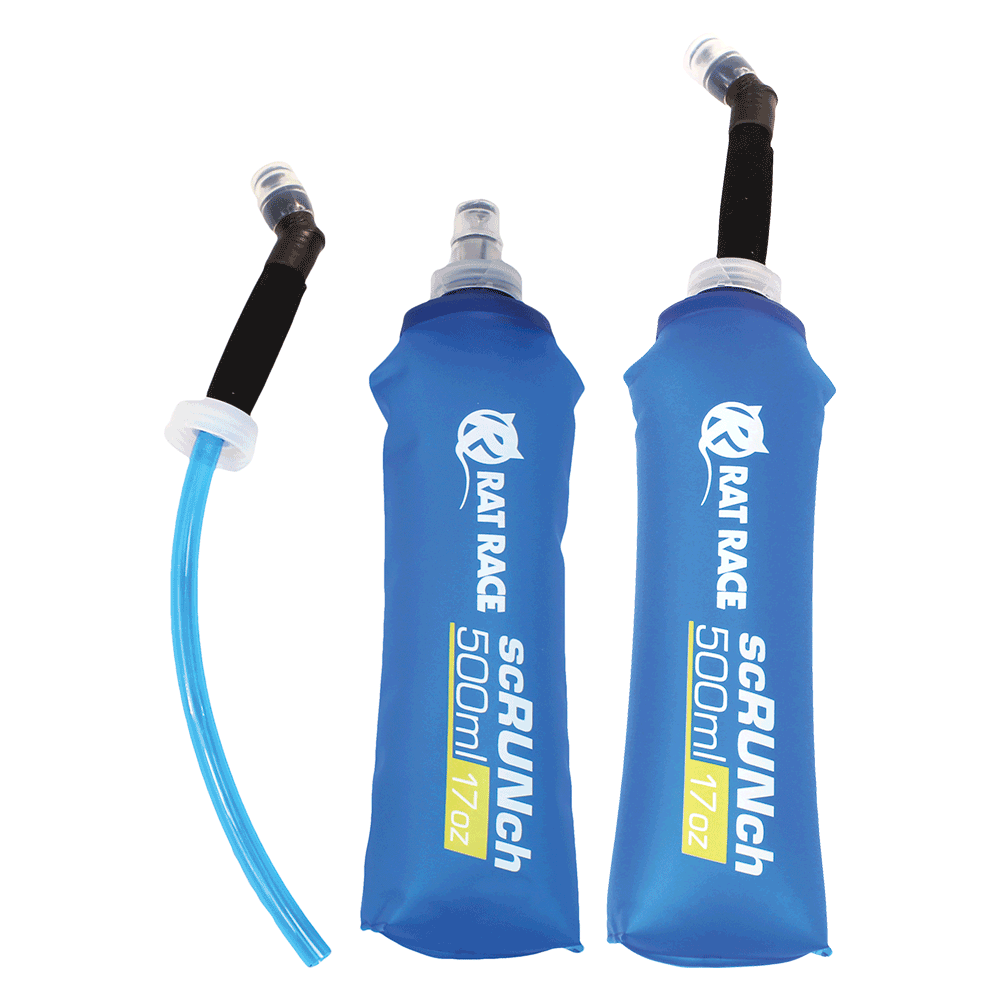 500ml scRUNch Flask Twin Pack - With Straw