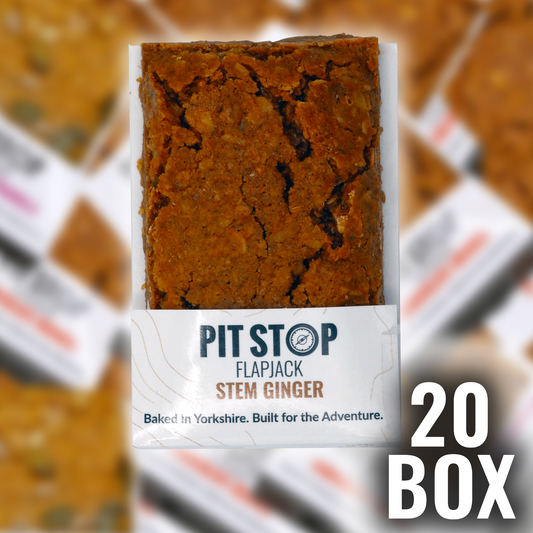 Pit Stop Flapjack - Stem Ginger - 20 Box
