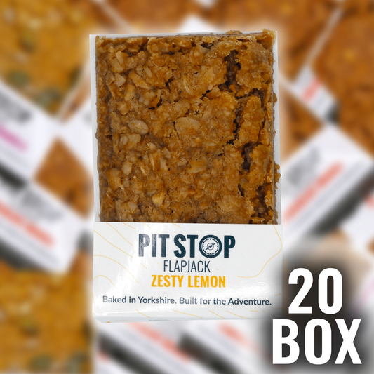 Pit Stop Flapjack - Zesty Lemon - 20 Box