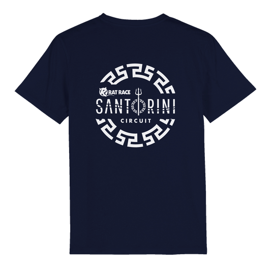 Rat Race Santorini Circuit Organic Unisex Crewneck T-shirt - Rat Race Store