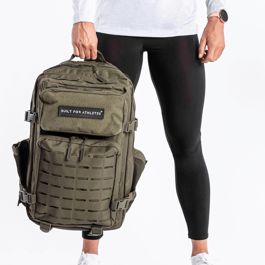 Large Army Green Gym Backpack