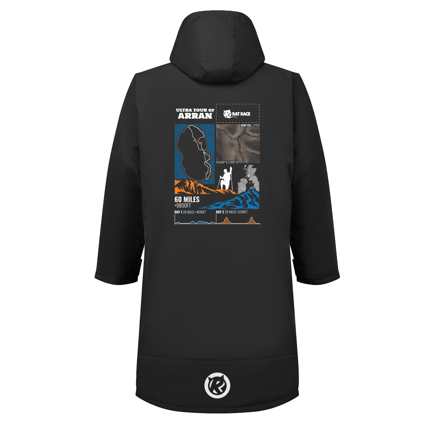 Ultra Tour of Arran Logo - All-Seasons Waterproof Changing Robe