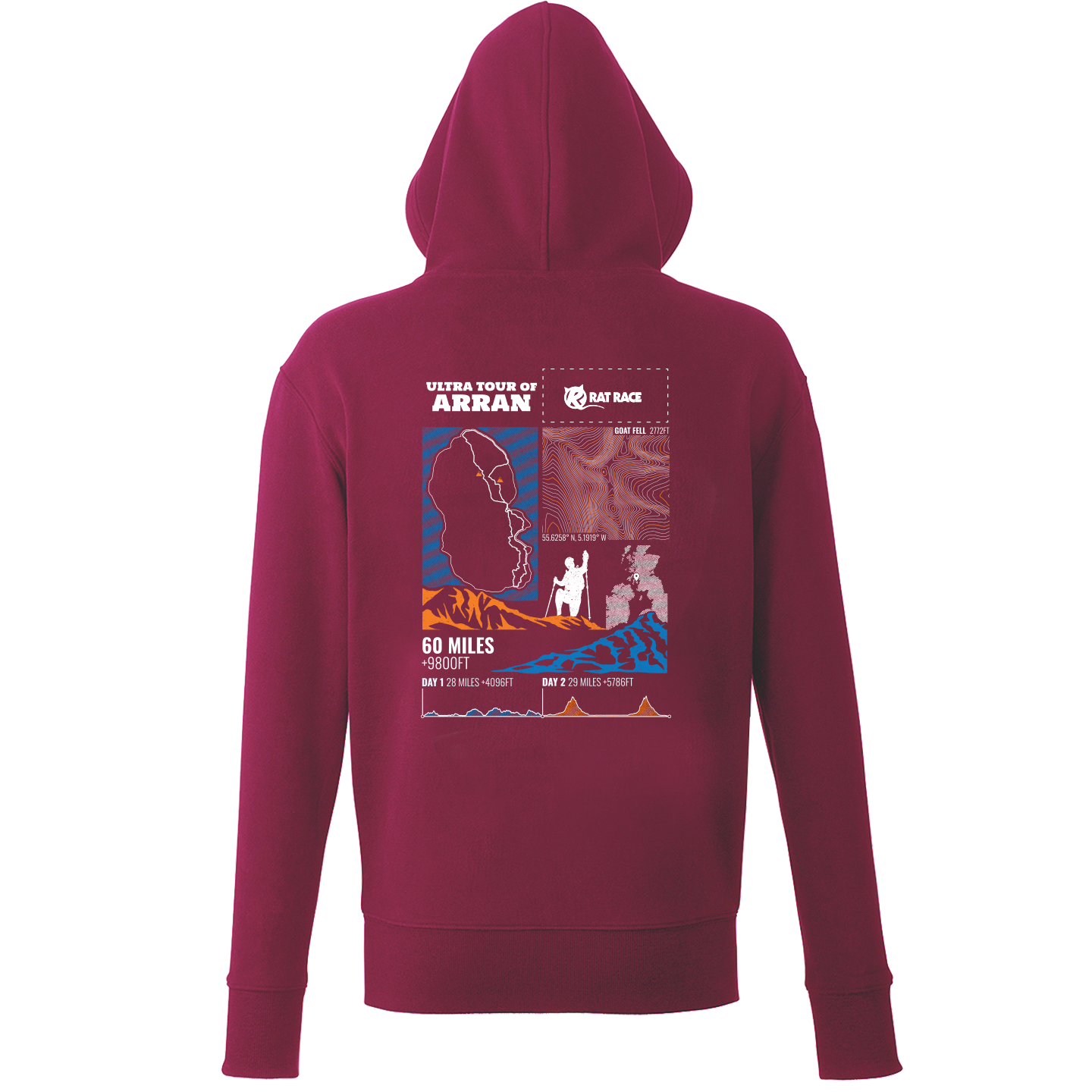 Ultra Tour of Arran Logo Hoodie