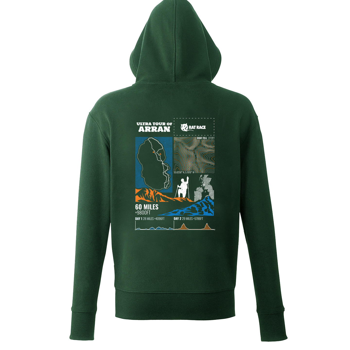 Ultra Tour of Arran Logo Hoodie