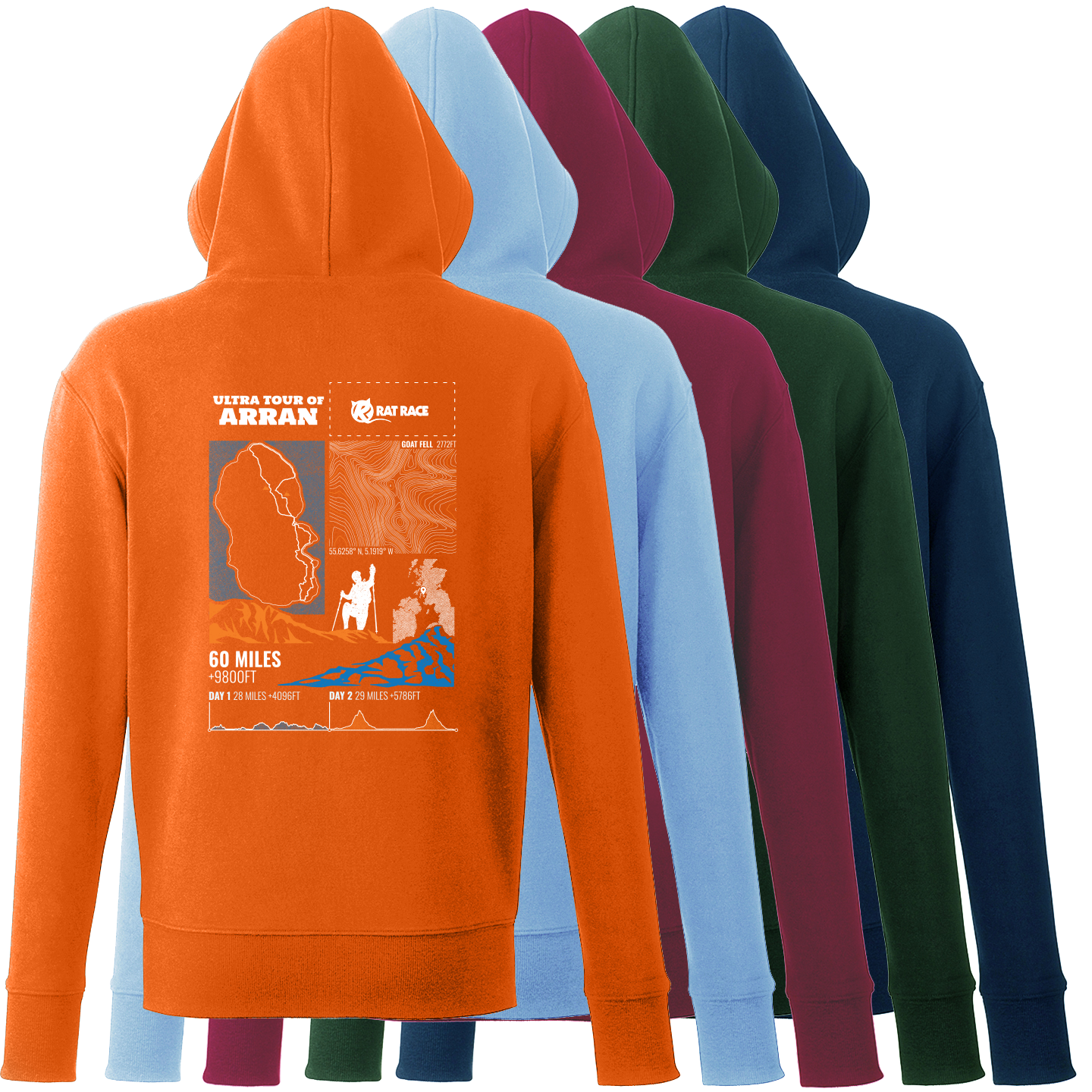 Ultra Tour of Arran Logo Hoodie