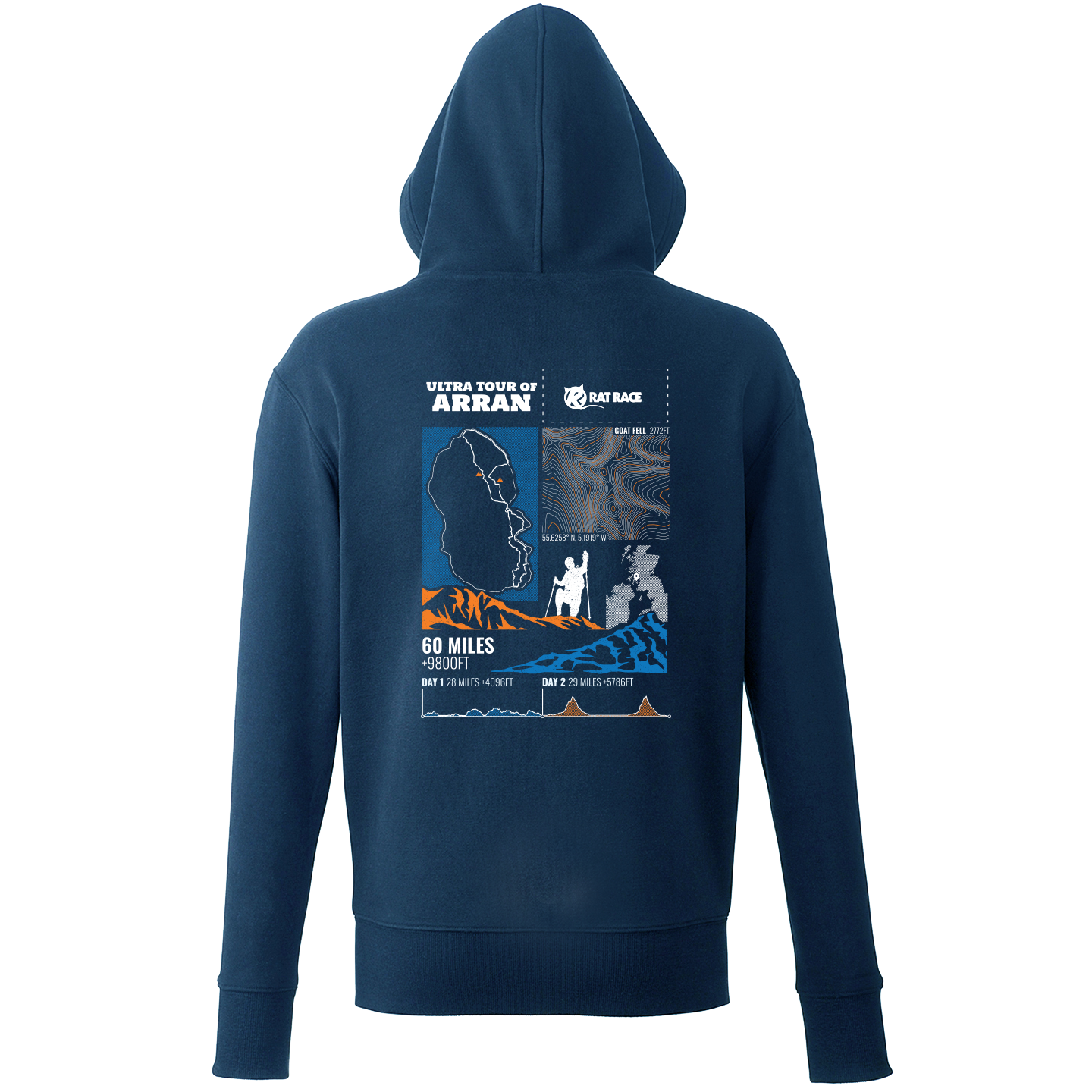 Ultra Tour of Arran Logo Hoodie