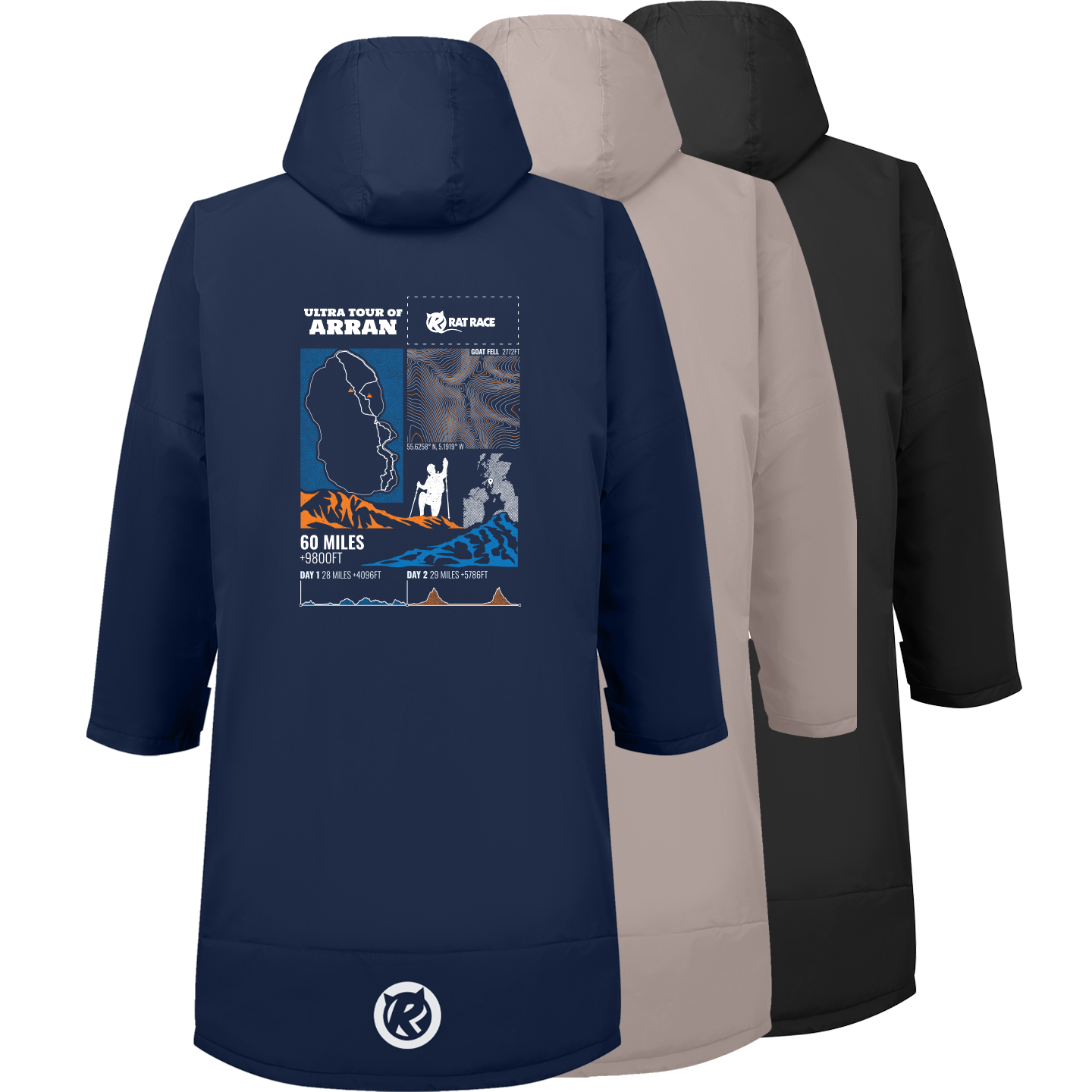Ultra Tour of Arran Logo - All-Seasons Waterproof Changing Robe