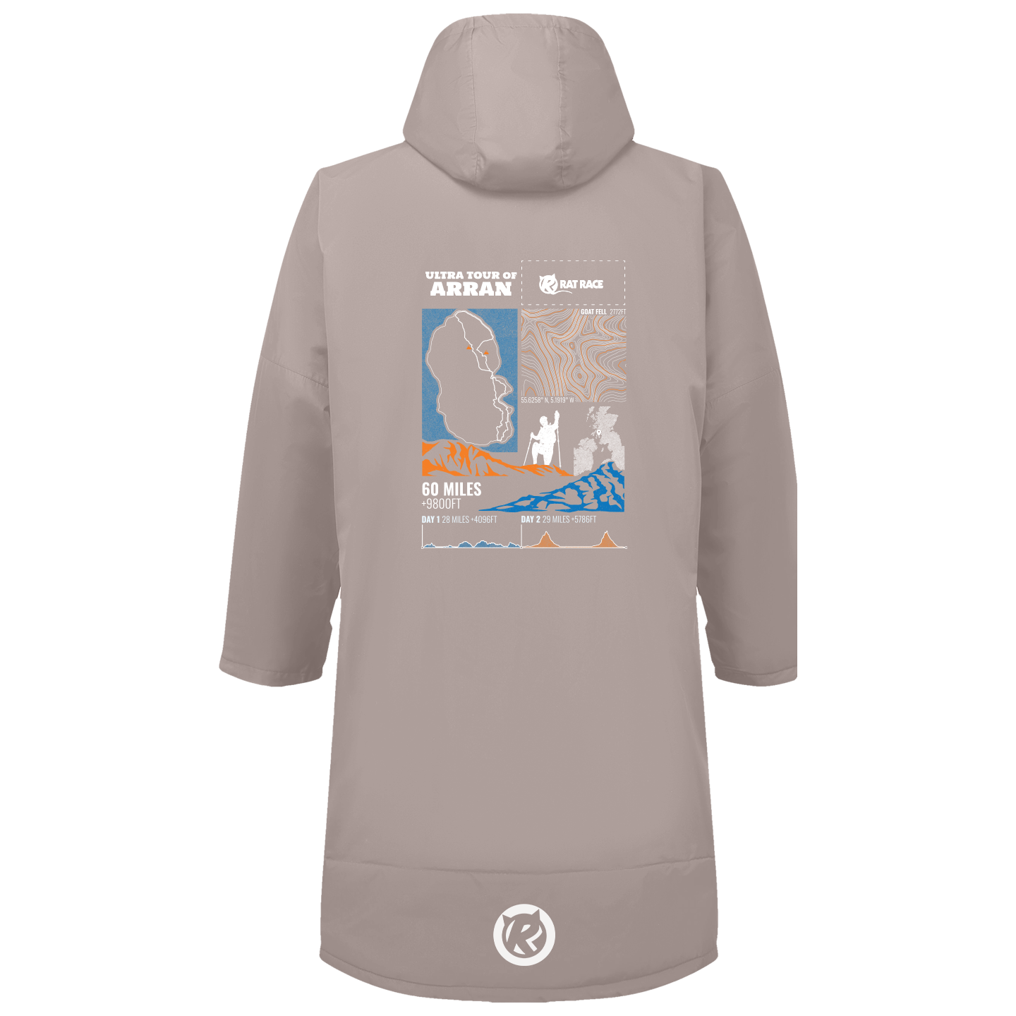 Ultra Tour of Arran Logo - All-Seasons Waterproof Changing Robe