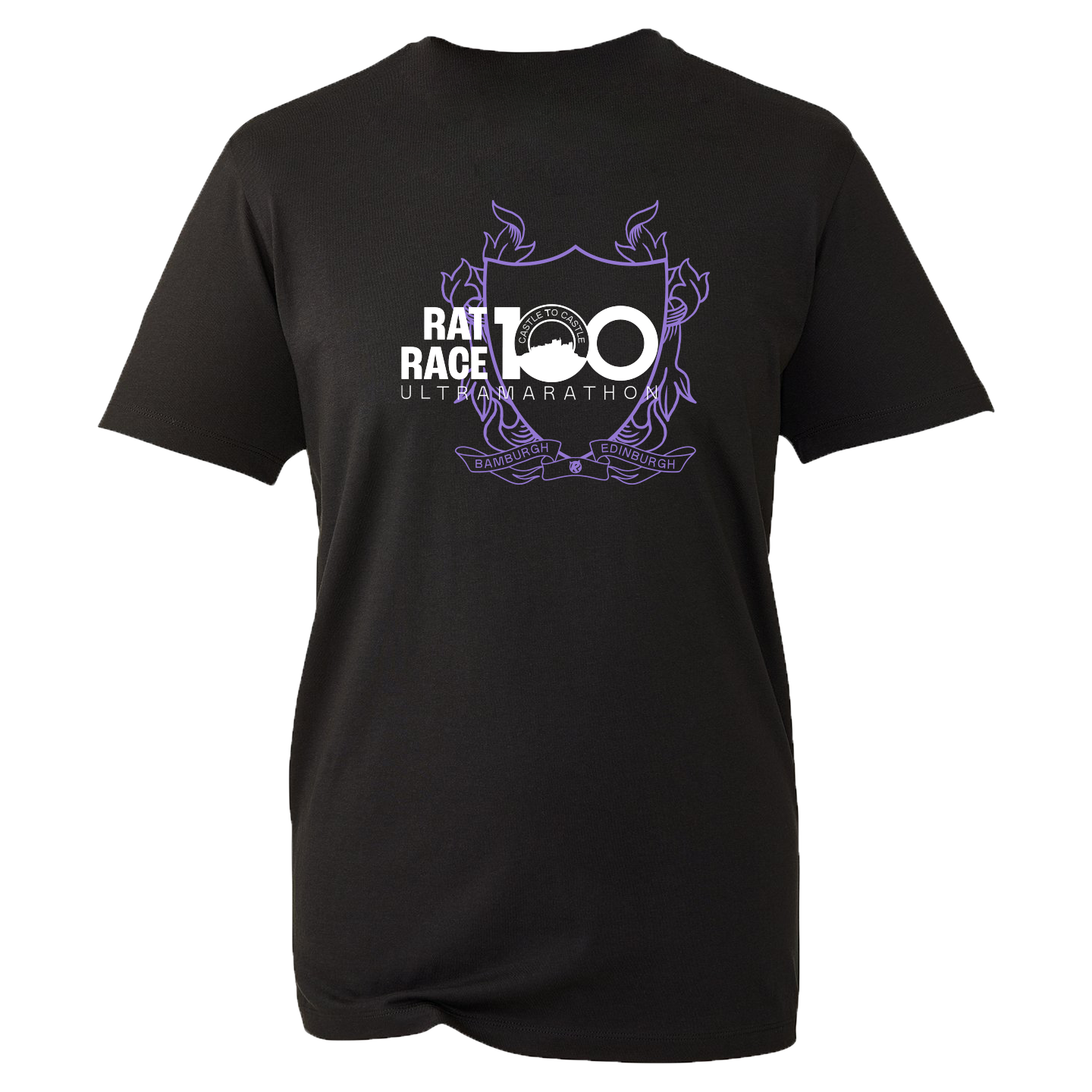 Rat Race 100 - Bamburgh to Edinburgh Crest T-shirt - Unisex