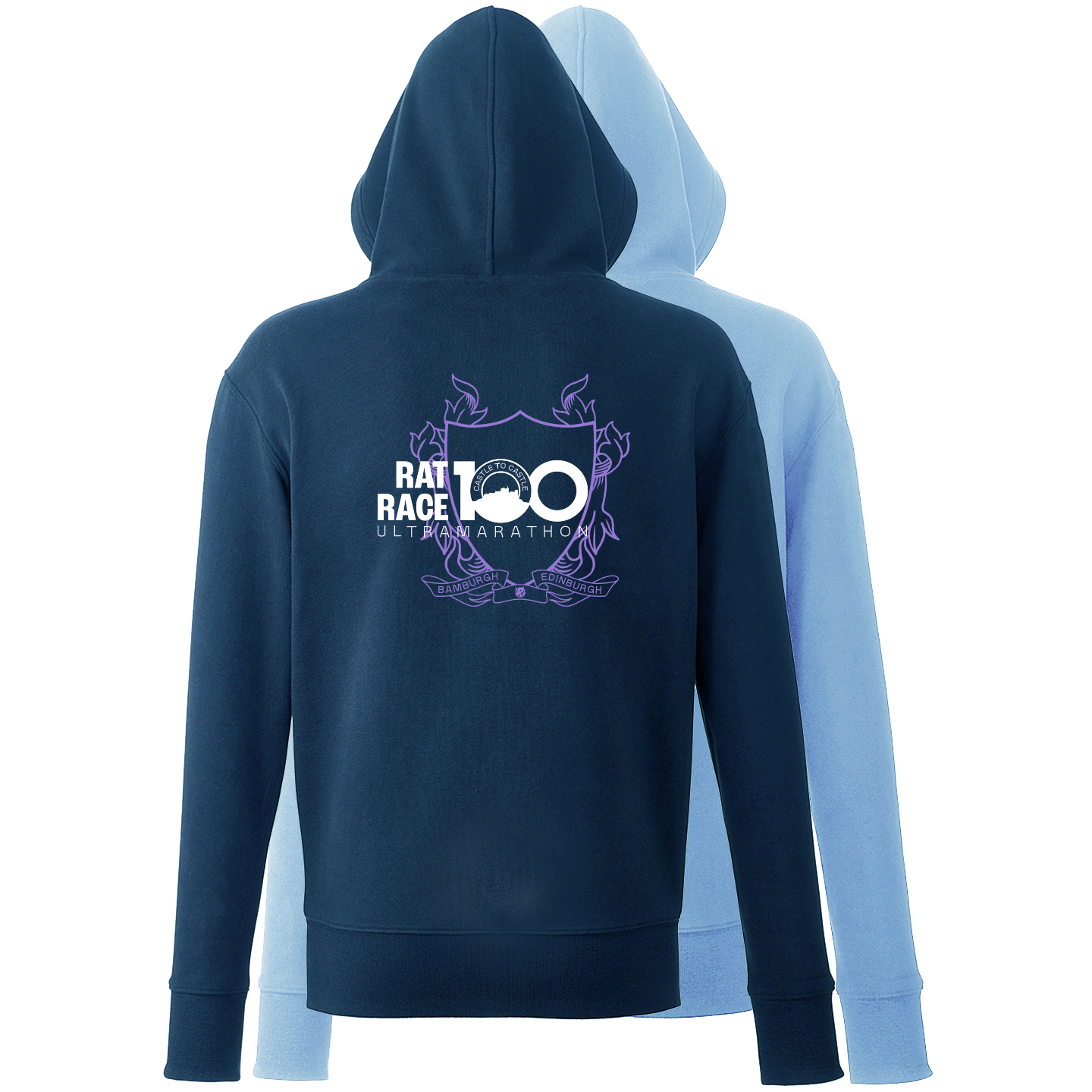 Rat Race 100 - Bamburgh to Edinburgh Crest Hoodie - Unisex