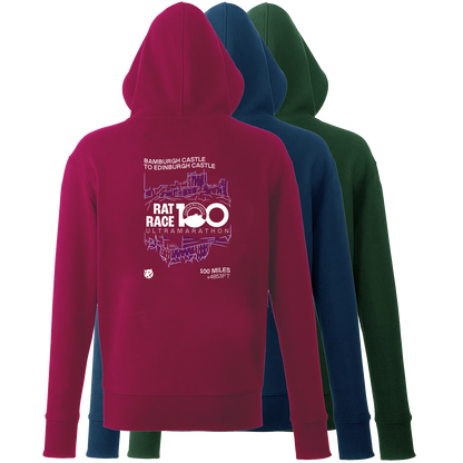 Rat Race 100 - Bamburgh to Edinburgh Reflection Hoodie - Unisex