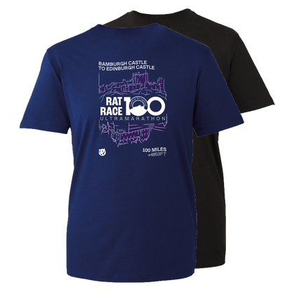 Rat Race 100 - Bamburgh to Edinburgh Reflection T-shirt - Unisex