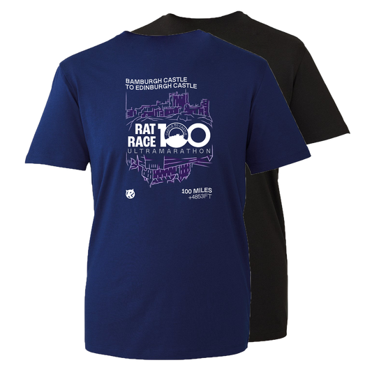 Rat Race 100 - Bamburgh to Edinburgh Reflection T-shirt - Unisex