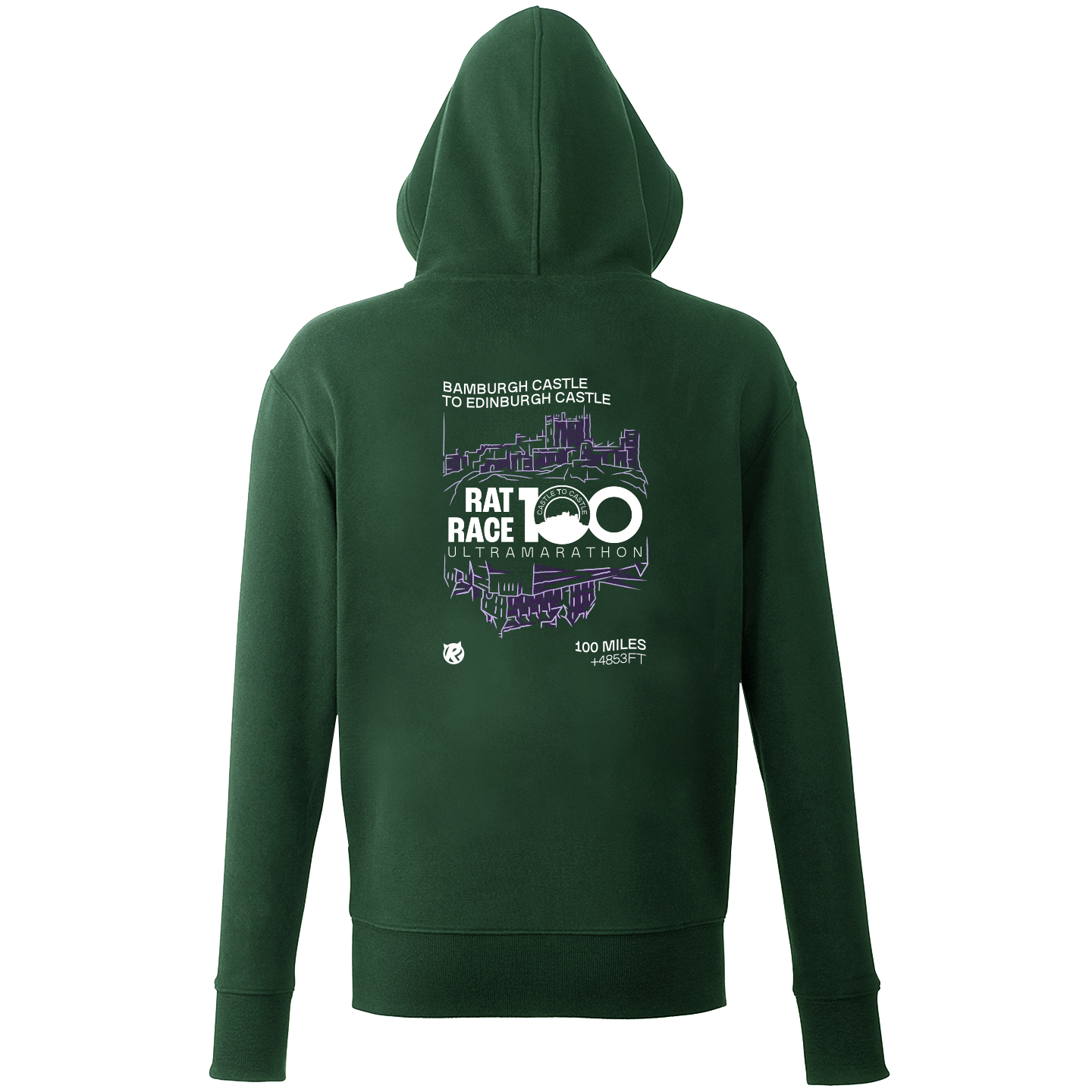 Rat Race 100 - Bamburgh to Edinburgh Reflection Hoodie - Unisex
