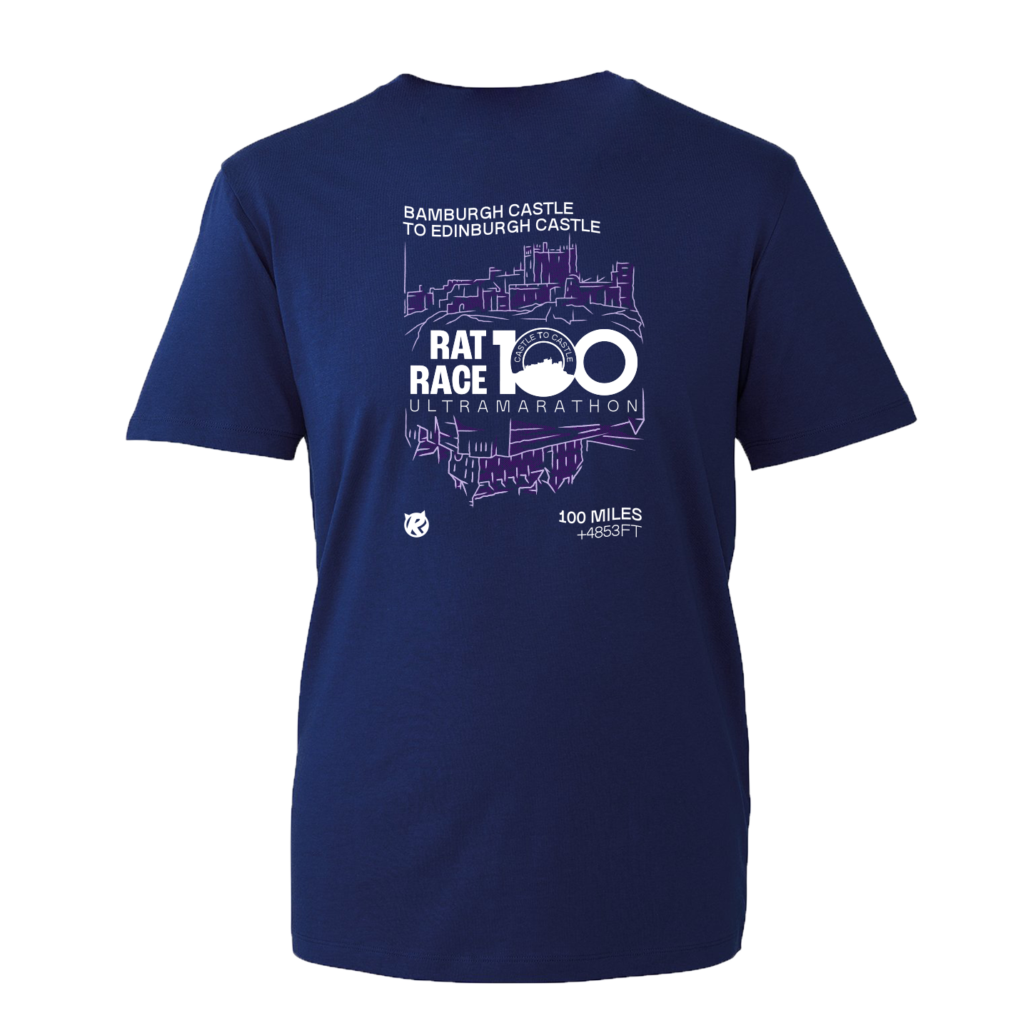 Rat Race 100 - Bamburgh to Edinburgh Reflection T-shirt - Unisex