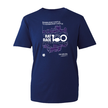 Rat Race 100 - Bamburgh to Edinburgh Reflection T-shirt - Unisex