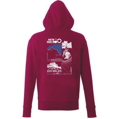 Rat Race 100 - Bamburgh to Edinburgh Stats Hoodie - Unisex