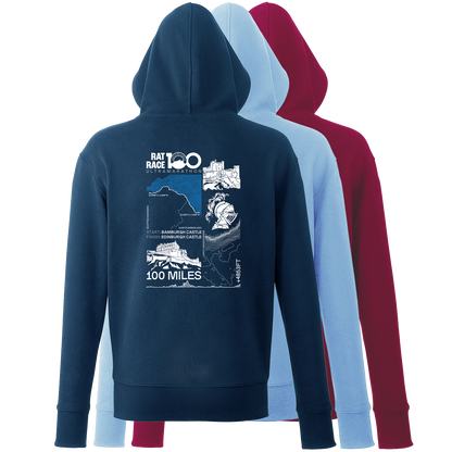 Rat Race 100 - Bamburgh to Edinburgh Stats Hoodie - Unisex