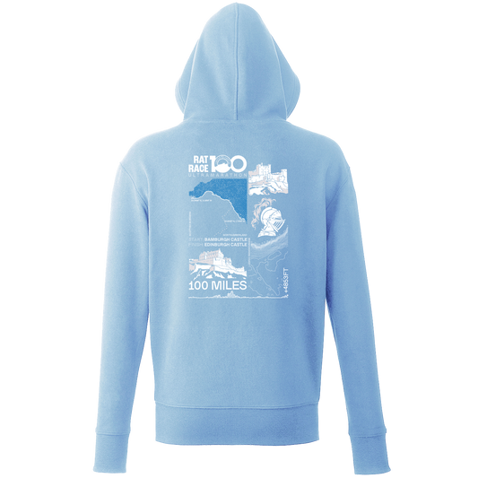 Rat Race 100 - Bamburgh to Edinburgh Stats Hoodie - Unisex