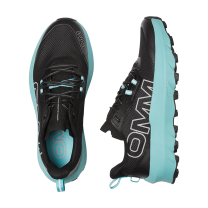 OMM Ultra Shoe: Black/Aquasea - Regular Fit