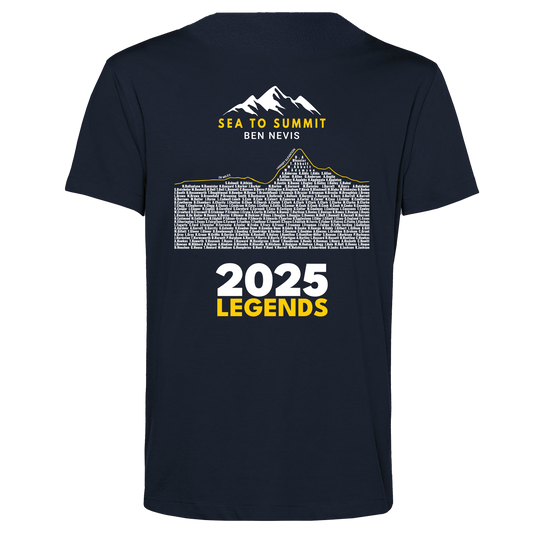 Sea to Summit Ben Nevis 2025 Unisex Legends T-shirt - Navy - PRE ORDER