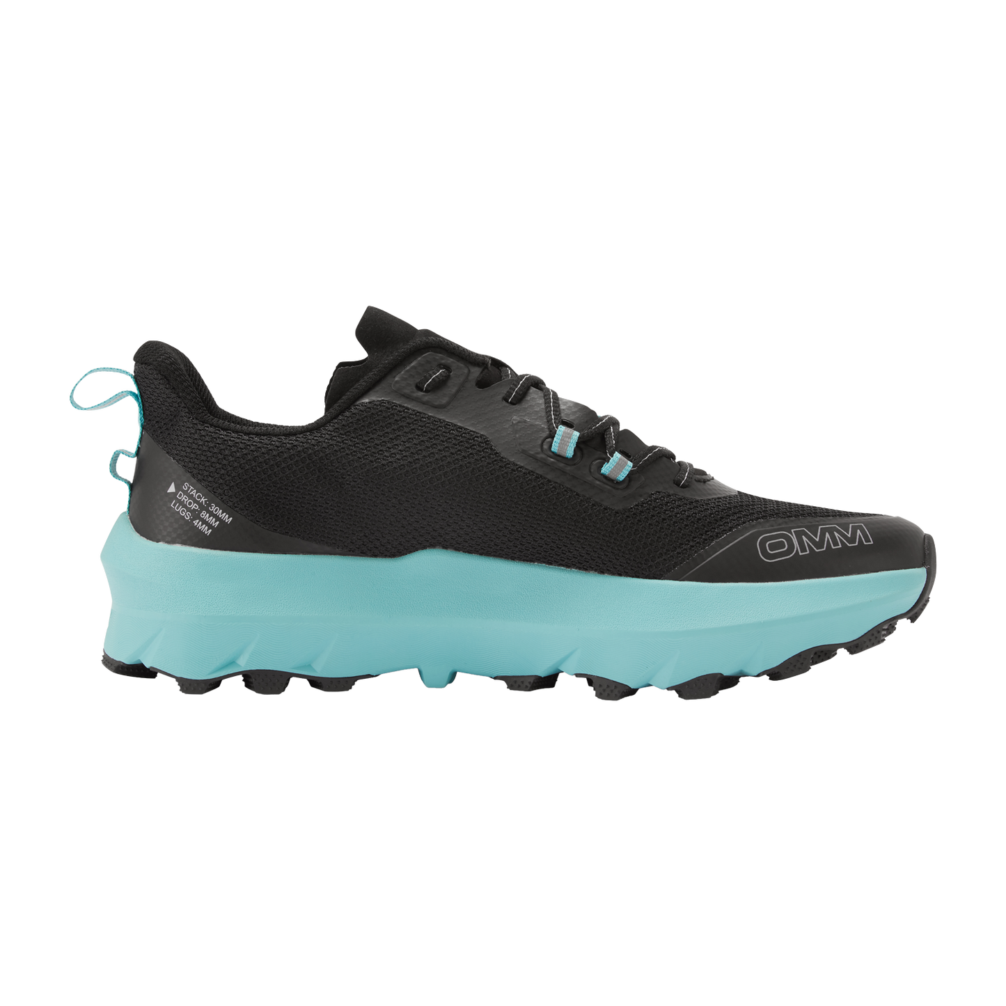 OMM Ultra Shoe: Black/Aquasea - Regular Fit