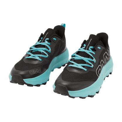 OMM Ultra Shoe: Black/Aquasea - Regular Fit