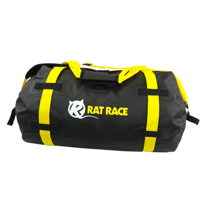 Transition 40 - Roll top 40L Waterproof Duffel Bag - Black/Yellow