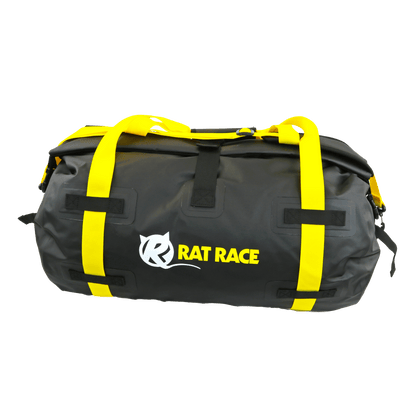Transition 40 - Roll top 40L Waterproof Duffel Bag - Black/Yellow