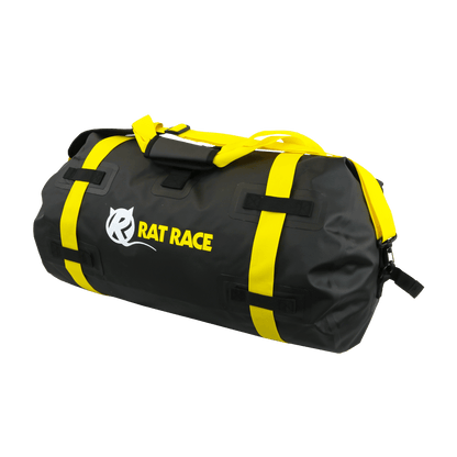 Transition 40 - Roll top 40L Waterproof Duffel Bag - Black/Yellow