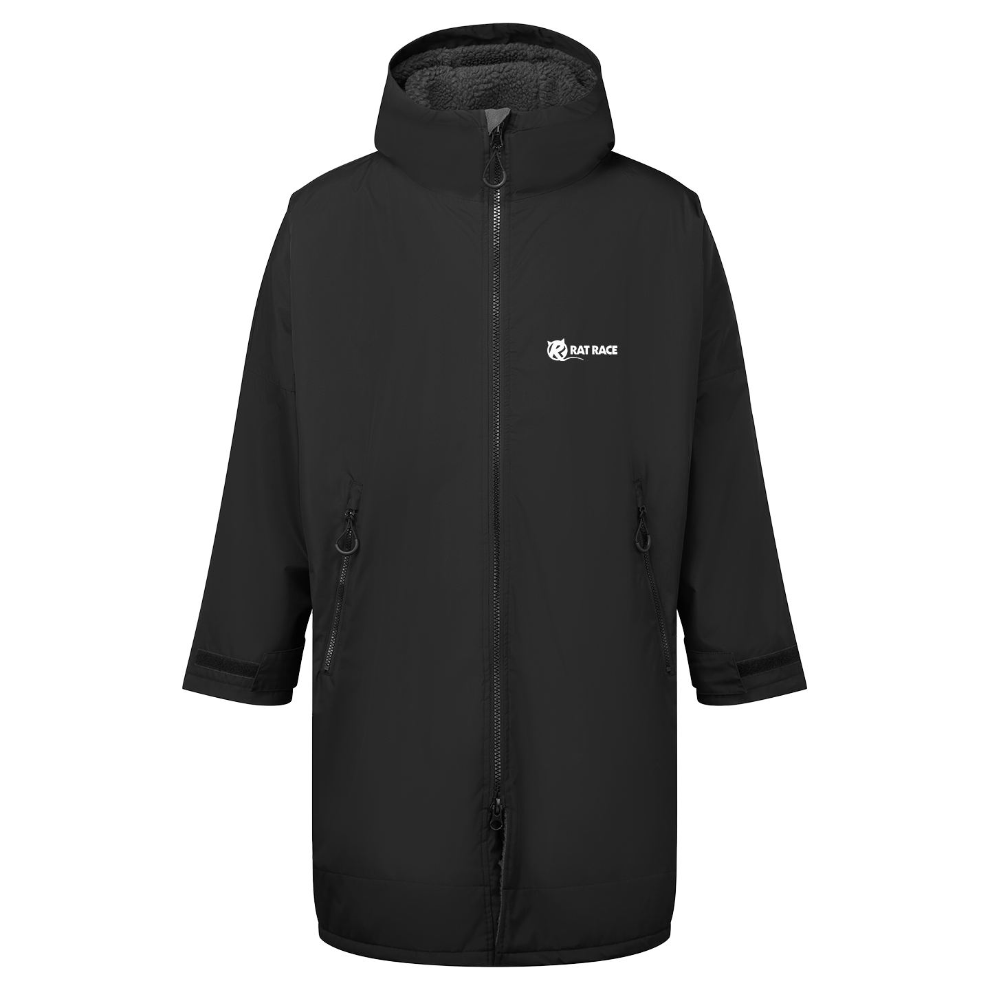 Rat Race All-Seasons Waterproof Changing Robe - Black/Charcoal