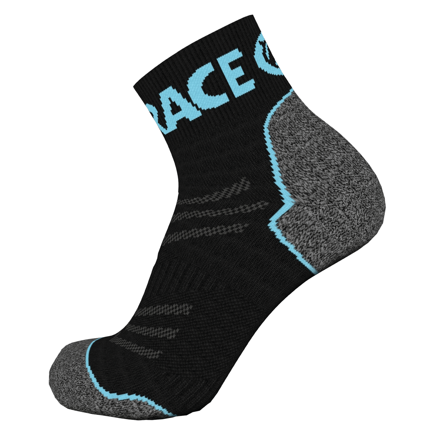 Endurance Merino Sock - Scuba Blue/Black - Rat Race Store