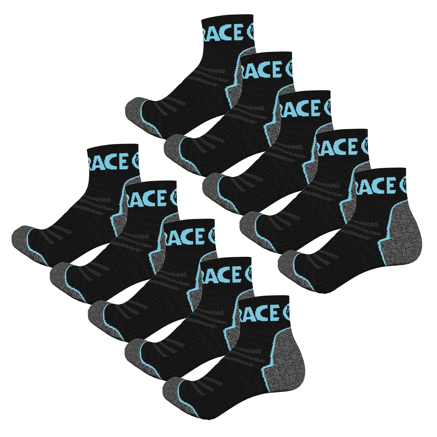 Black Friday - Merino Sock 10 Pack - Scuba Blue