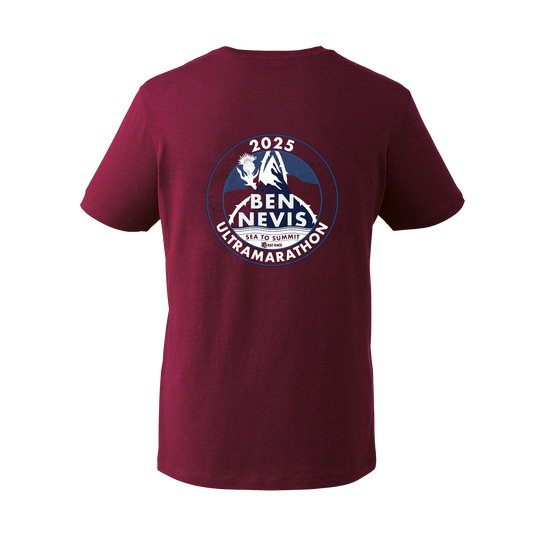 Sea to Summit Ben Nevis 2025 T-shirt - Burgundy