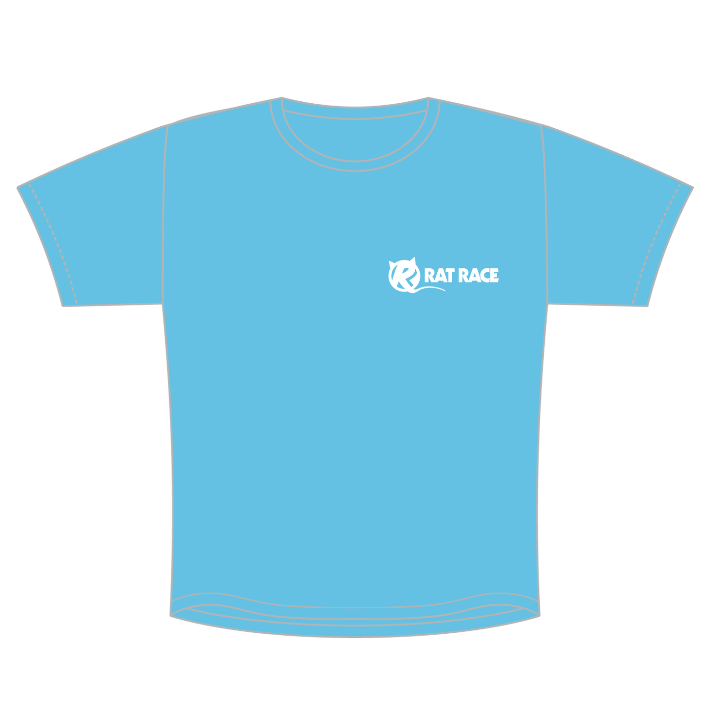 Scotland Coast to Coast Tech T-Shirt - Light Blue