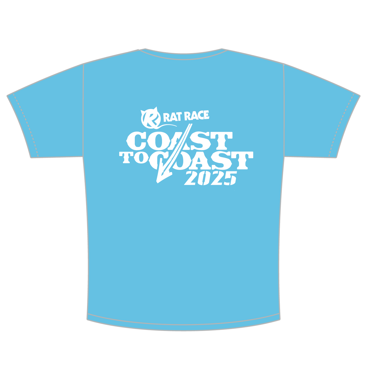 Scotland Coast to Coast Tech T-Shirt - Light Blue