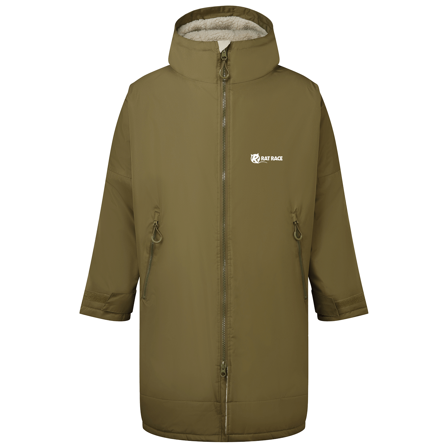 Rat Race All-Seasons Waterproof Changing Robe - Olive/Natural - Rat Race Store
