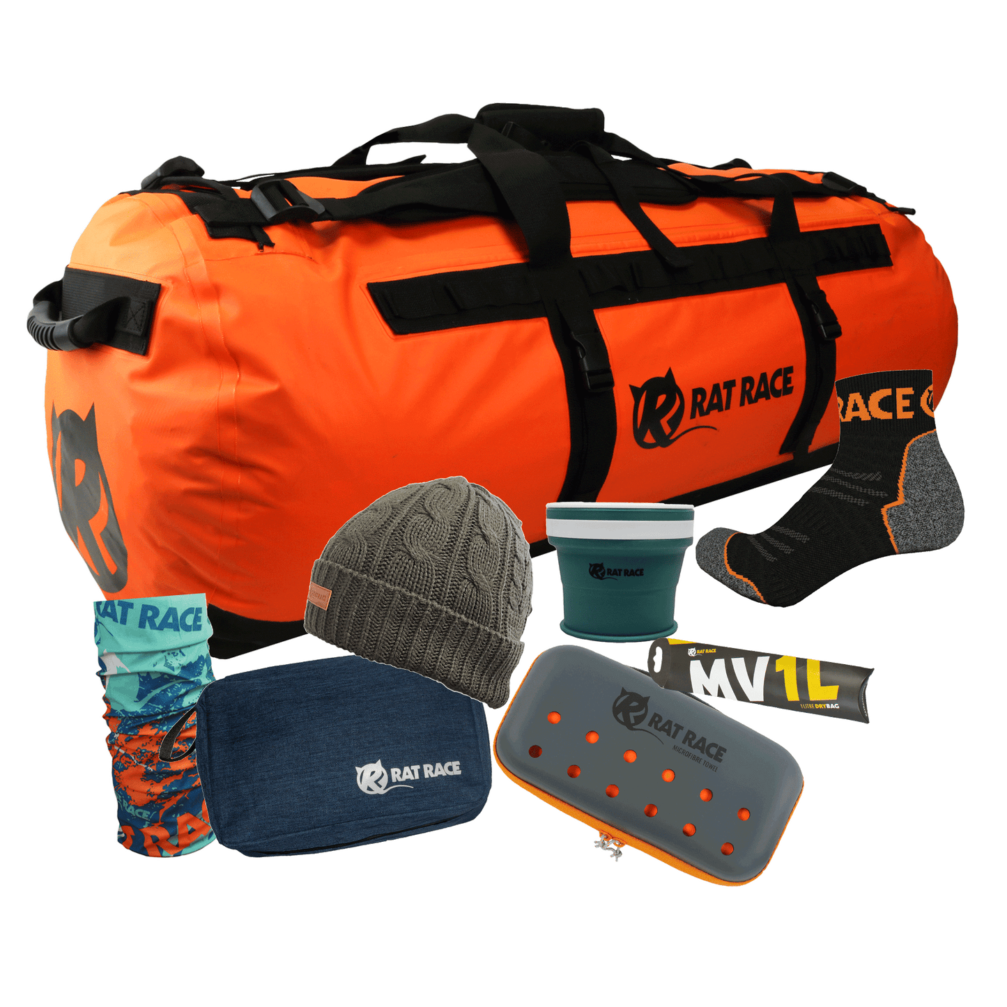 120L Bucket List  Expedition Duffel Bag Bundle