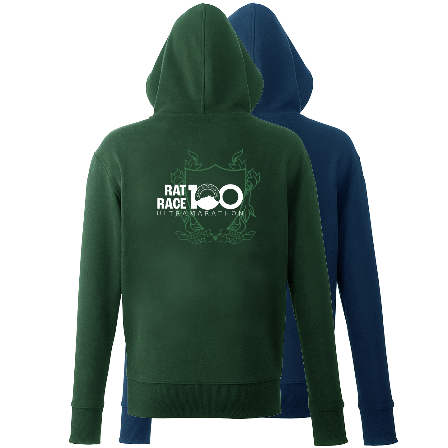 Rat Race 100 - Edinburgh to Glamis Crest Hoodie - Unisex