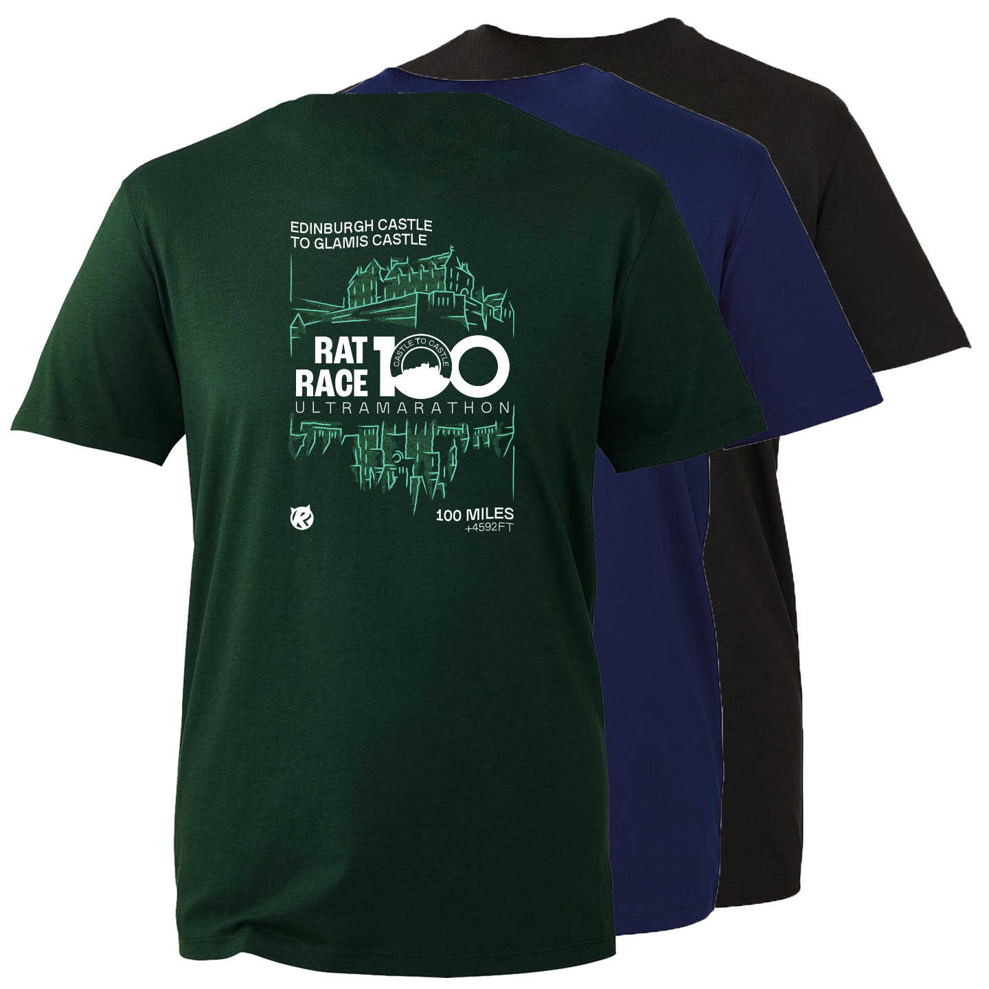 Rat Race 100 - Edinburgh to Glamis Reflection T-shirt - Unisex