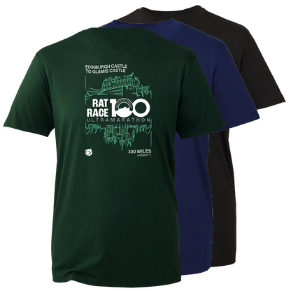Rat Race 100 - Edinburgh to Glamis Reflection T-shirt - Unisex