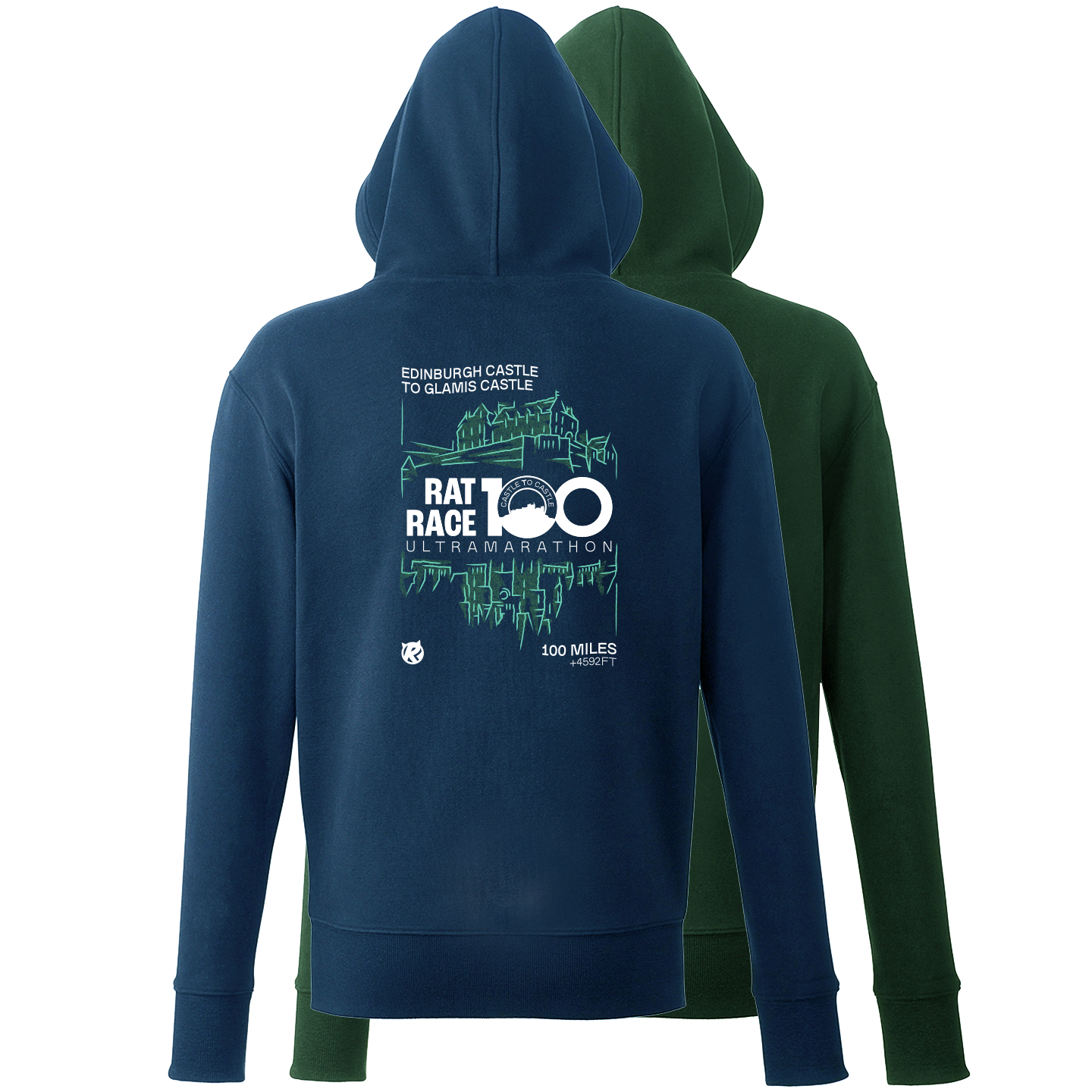 Rat Race 100 - Edinburgh to Glamis Reflection Hoodie - Unisex